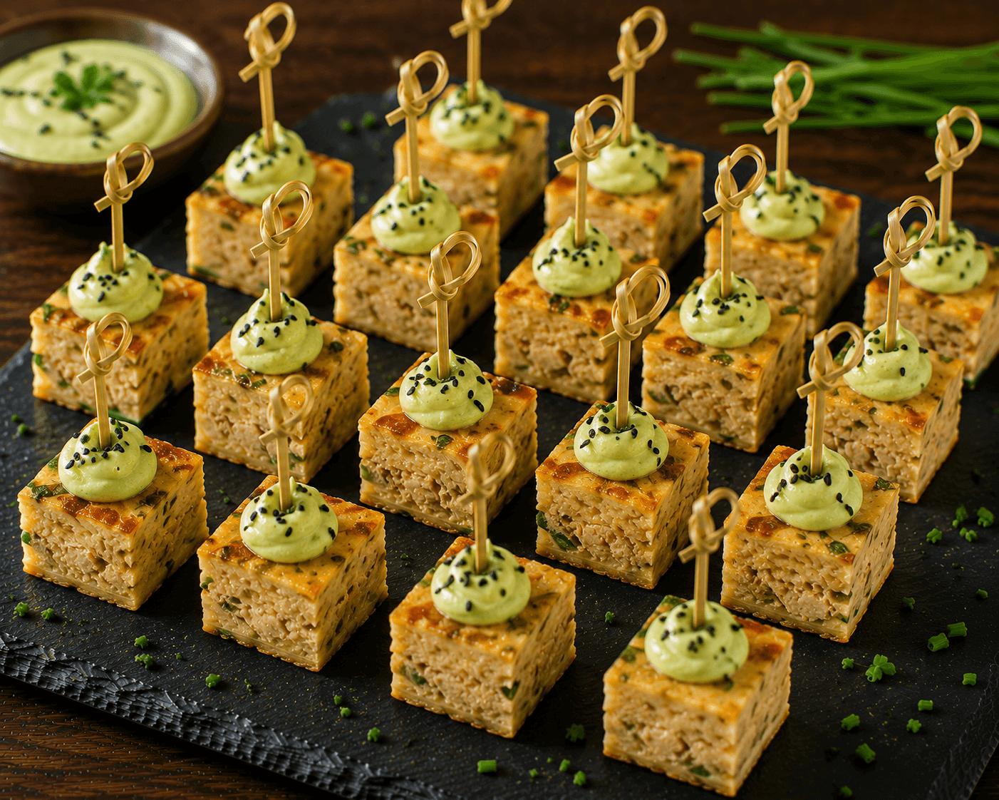 Thunfisch-Quiche mit Wasabi-Mayonnaise
